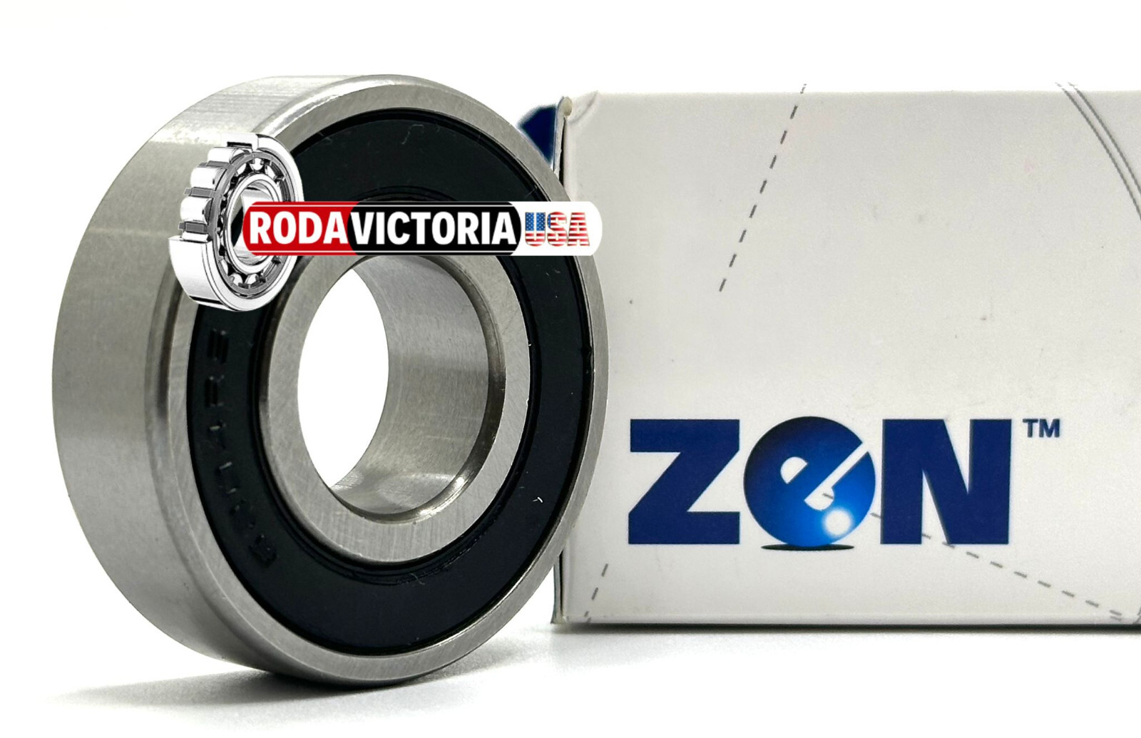 ZEN 6204-2RS C3 20mm x 47mm x 14mm Deep Groove Ball Bearing 6204 RS 6204RSC3
