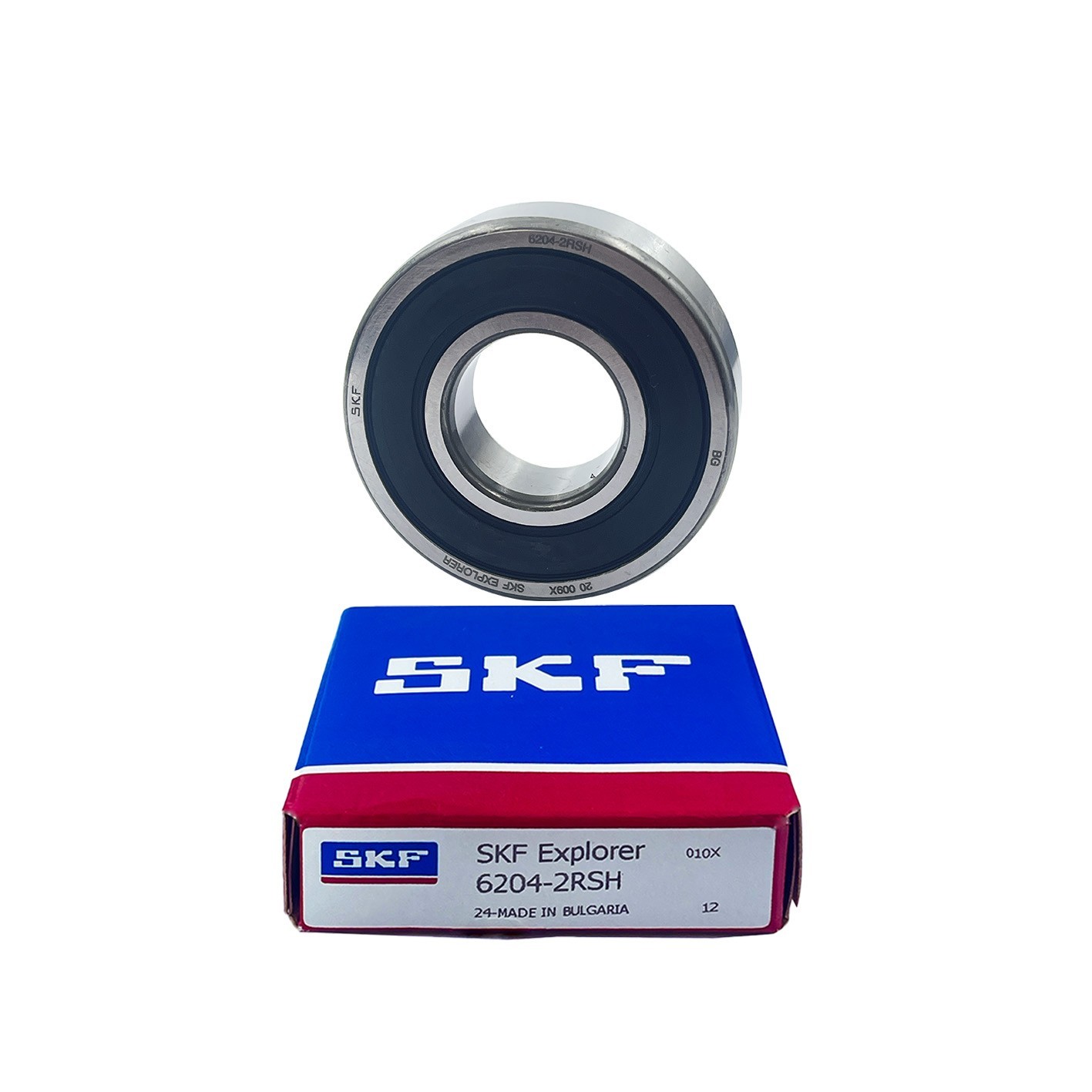 2PCS SKF 6204-2RSH Deep Groove Ball Bearing 20x47x14mm Double Rubber Seal