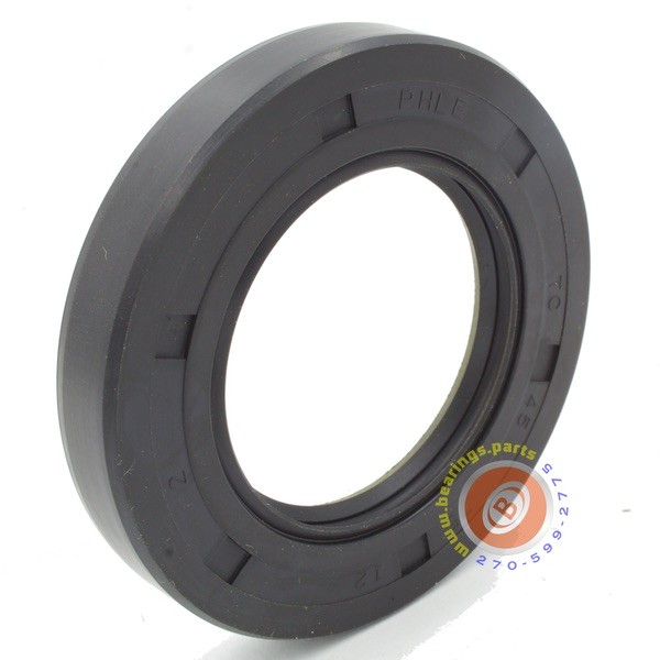 SE45MM X 75MM X 12MM TC METRIC OIL SEAL, Double Lip w/Garter Spring