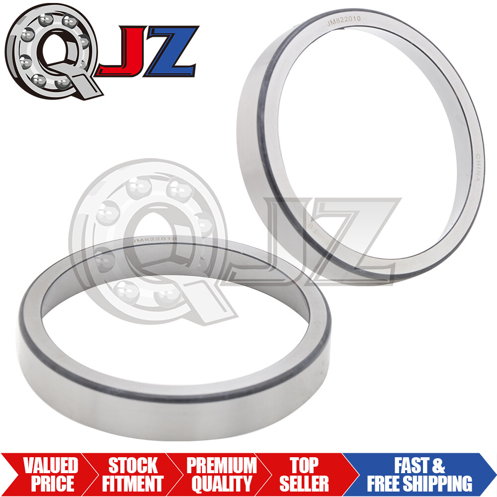 [2-Pack] JM822010 Tapered Roller Bearing Single Cup/Race [165 mm OD x 35.5 mm W]