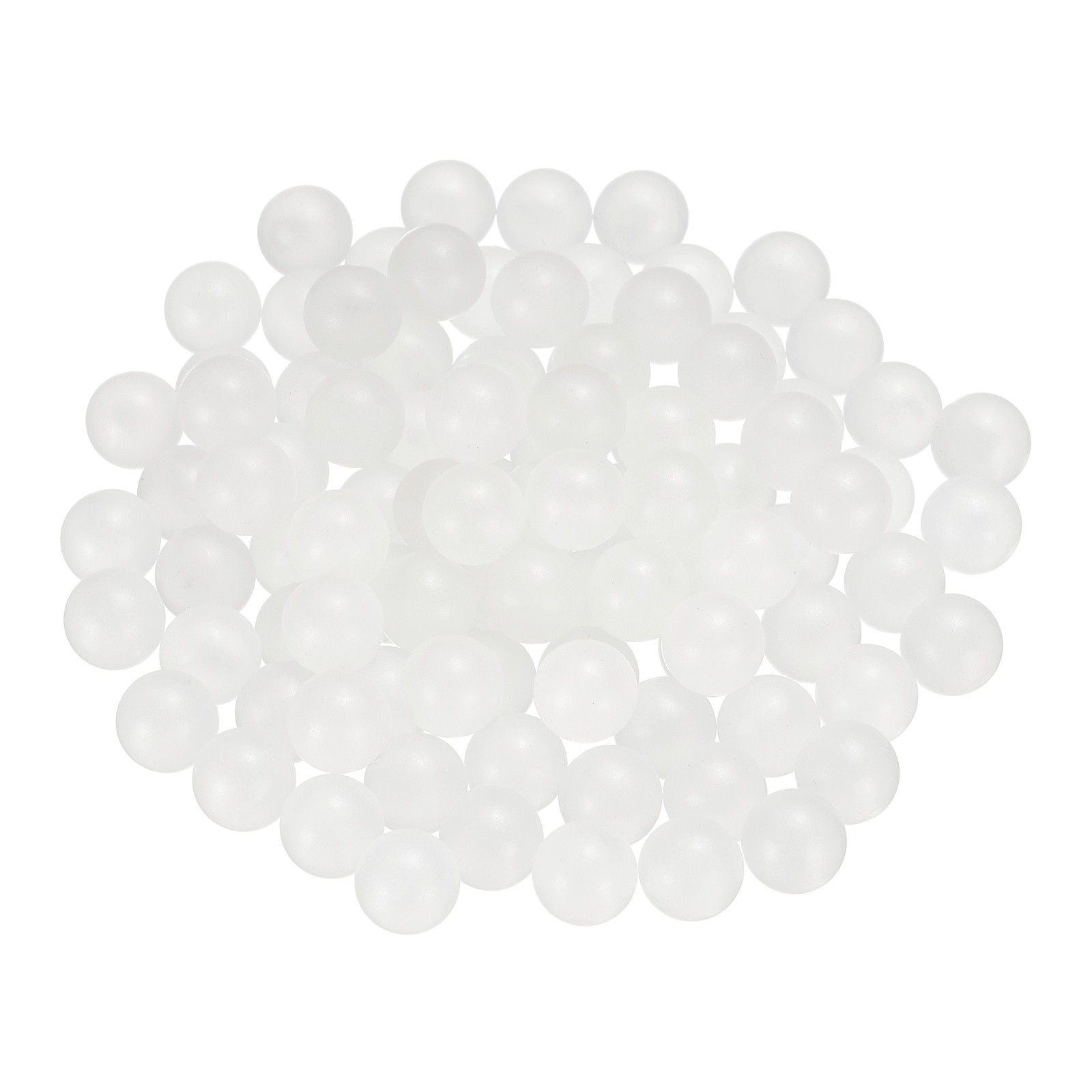 100pcs PP Plastic Bearing Balls 11/32″ Solid Plastic Balls G2 Precision, White