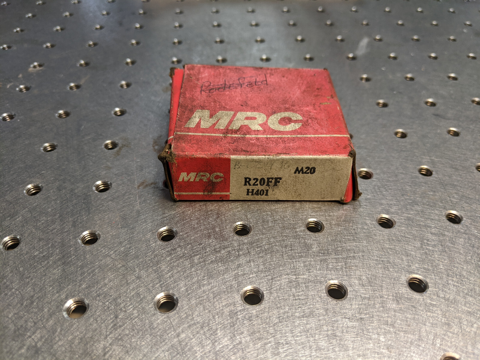 MRC RADIAL BALL BEARING, R20FF H401, DIAM 2-1/4″ BORE ID 1-1/4″ THICKNESS 1/2″