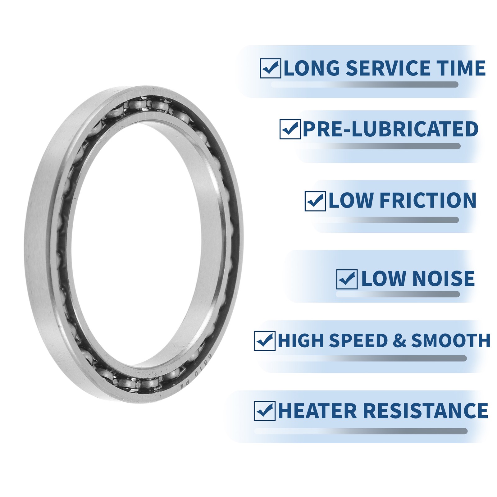 6810 Deep Groove Ball Bearings 50x65x7mm 1Pc Scooter Skateboard Wheel