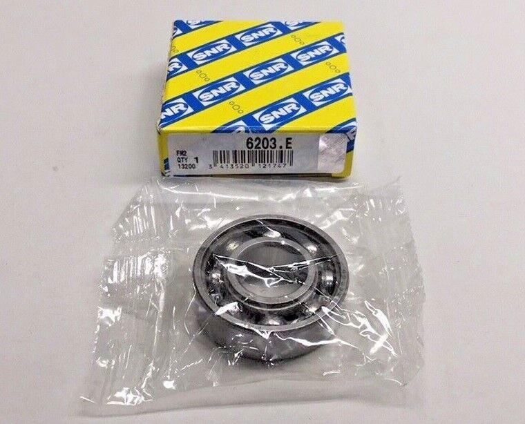 SNR 6203E Ball Bearing Single Sealed 6203-E
