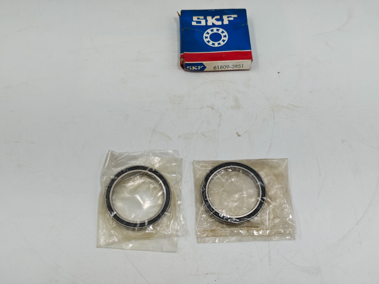 (2Pcs.) 61809-2RS1 SKF Deep Groove Ball Bearing 61809 2RS1/ 6809 2RS 45x58x7mm
