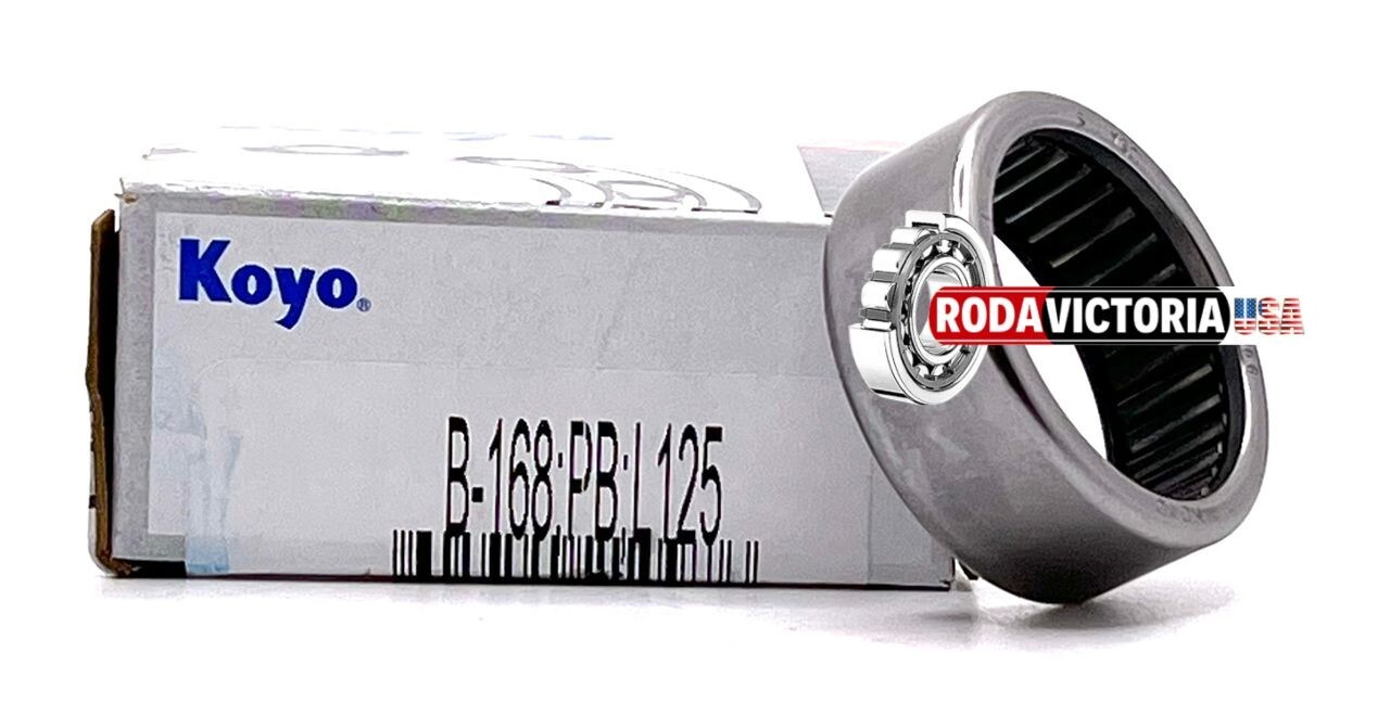 KOYO JAPAN B-168 PB L125 Needle Bearing – Drawn Cup – Full Complement 1″x1-1/4″