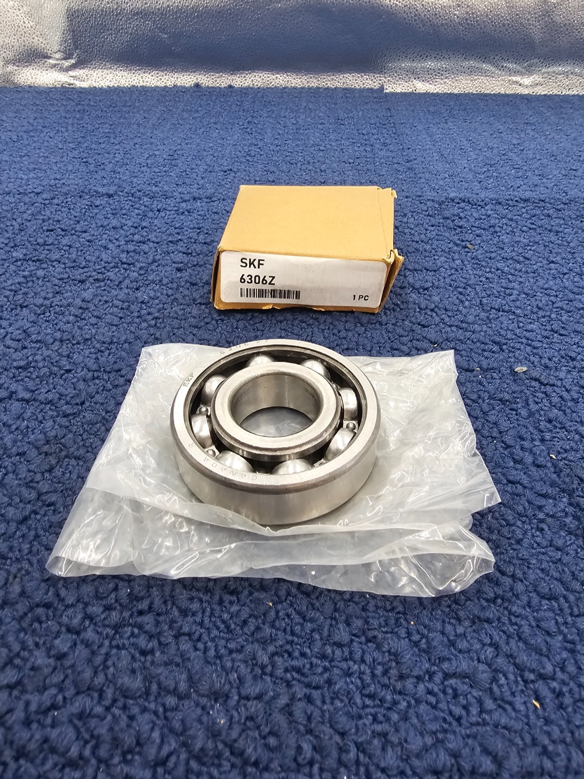 SKF 6306Z 6306 2Z Single Row Ball Bearing Steel