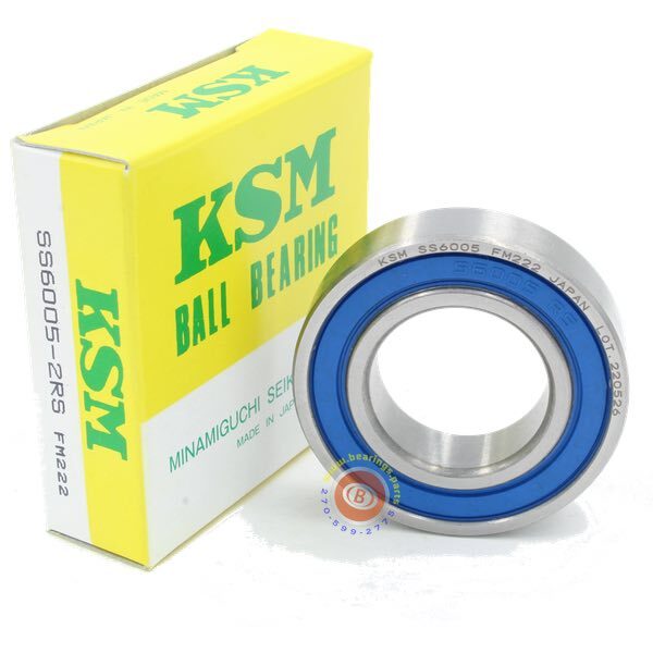 SS6005-2RS Stainless Steel Ball Bearing 25x47x12 – KSM Japan