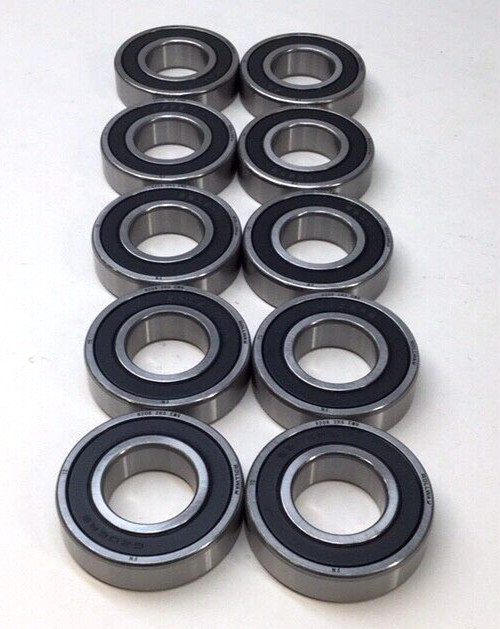 Rollway 6206 2RS EMQ Ball Bearing 62062RSEMQ (Pack of 10)
