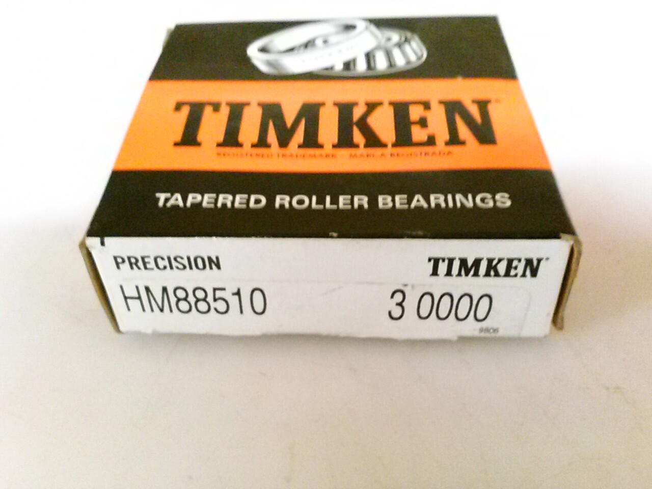 Timken HM88510-30000 high precision class 3 bearing cup, made in USA.