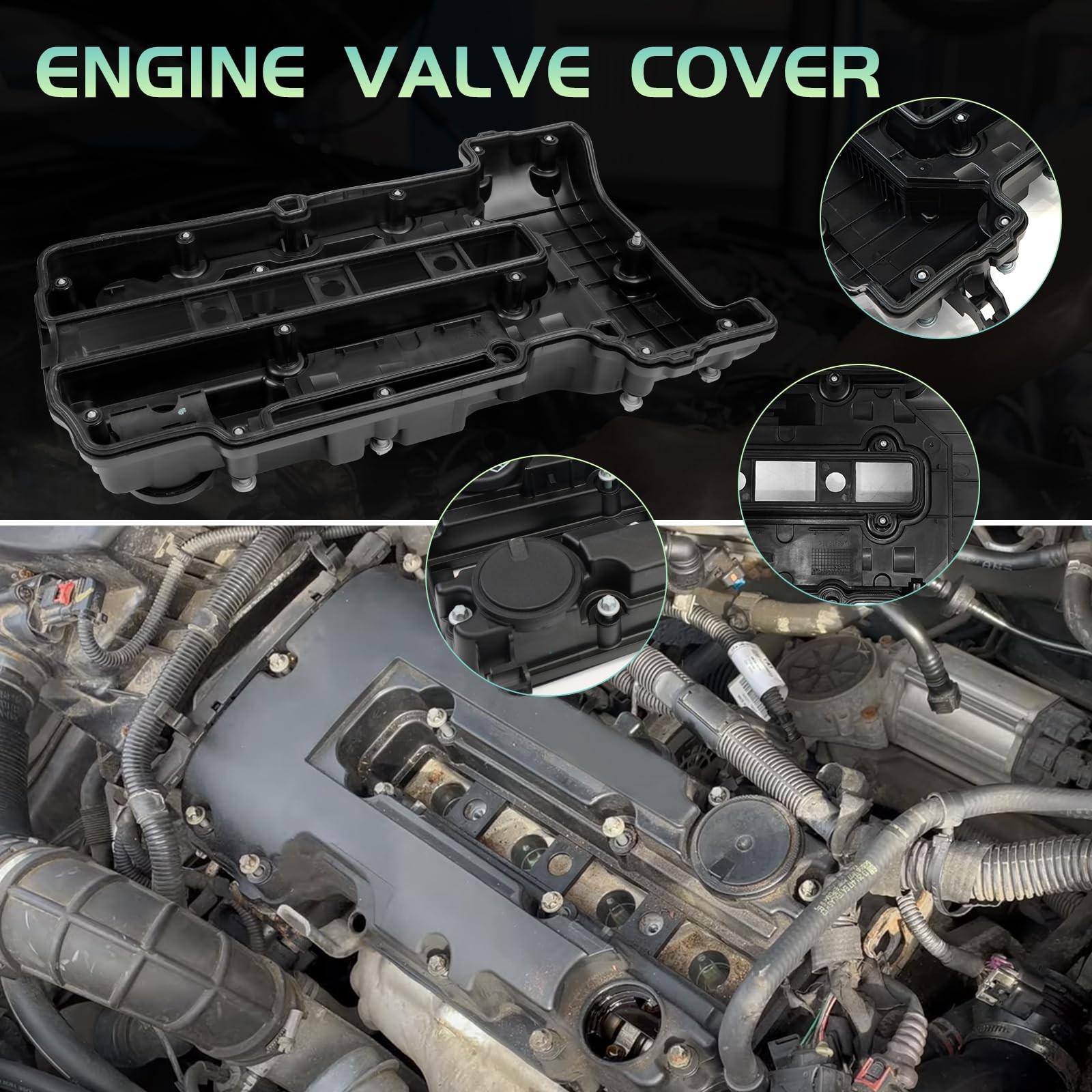 Intake Manifold Valve Cover Kit for Chevy Cruze Sonic Buick Encore 1.4L
