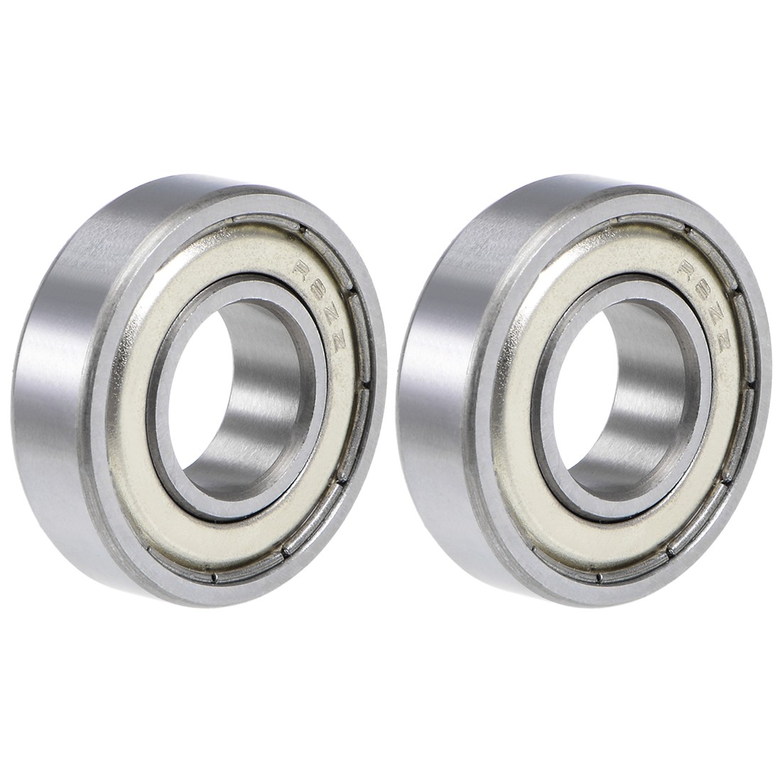R8ZZ Deep Groove Ball Bearing 1/2″x1-1/8″x5/16″ Shielded Chrome Z2 Bearings 2pcs