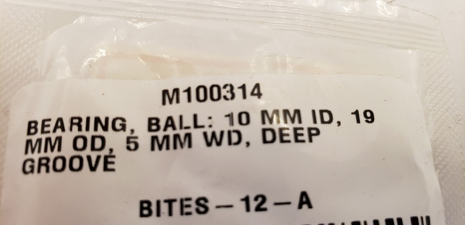 SKF W61800-2RS1 DEEP GROOVE BALL BEARING, DOUBLE SEALED, 10mm x 19mm x 5mm, NIB