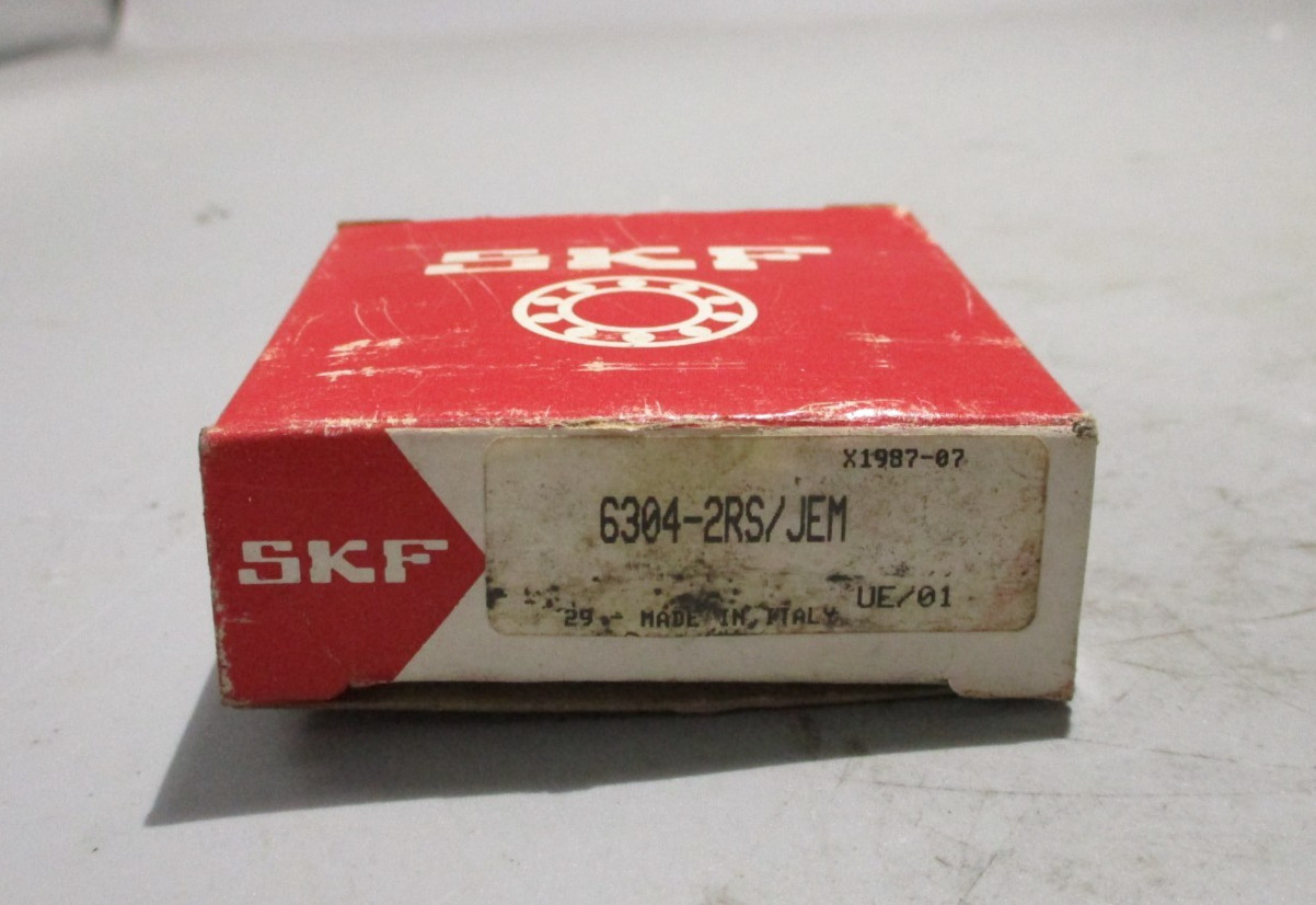 NEW SKF 6304-2RS/JEM SEALED BALL BEARING