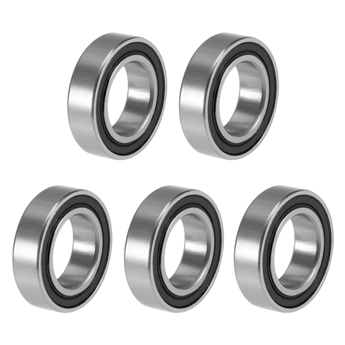 15267-2RS Deep Groove Ball Bearings Double Sealed Chrome Steel P0 5pcs