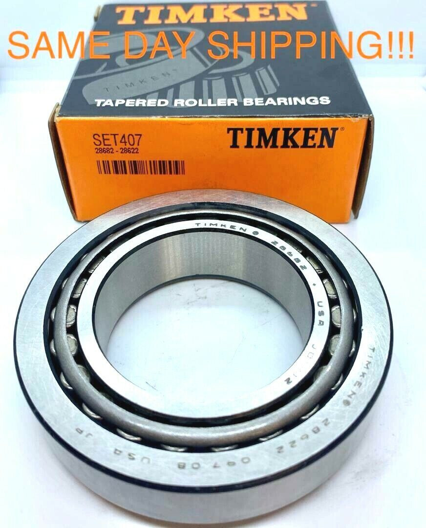 TIMKEN MADE IN USA BEARING SET407 (28622/28682) BEARING AND CUP