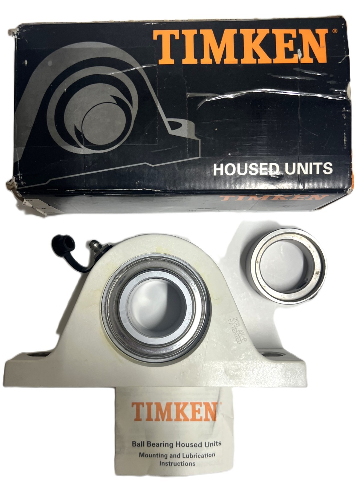 Timken/Fafnir Survivor RAK1 3/16 PT corrosion-resistant polymer 2-bolt pillow bl