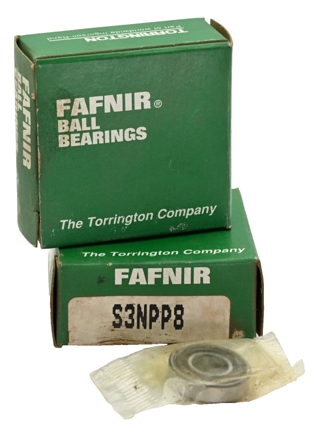 Lot of 2x FAFNIR S3NPP8 Single Row Ball Bearing – 3/8 x 7/8 x 7/32 in