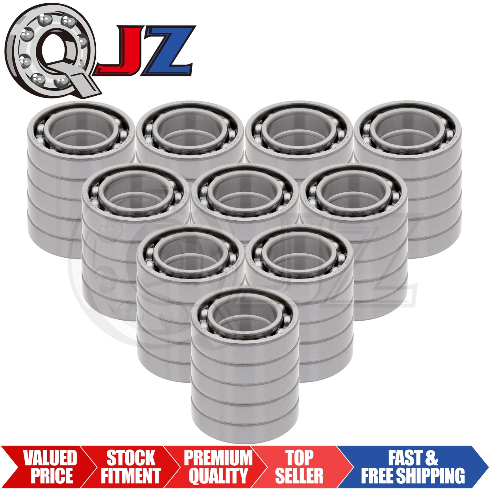 [Qty.50] 6007-OPEN Radial/Deep Groove Ball Bearing [35mm ID x 62mm OD x 14mm W]