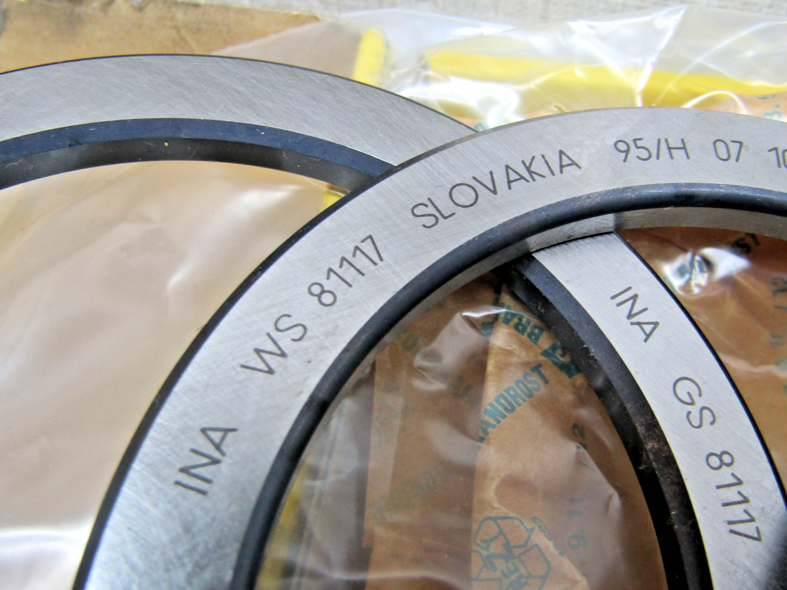 INA 81117-TV 85mm x 110mm x 19mm Cylindrical Roller Thrust Bearing
