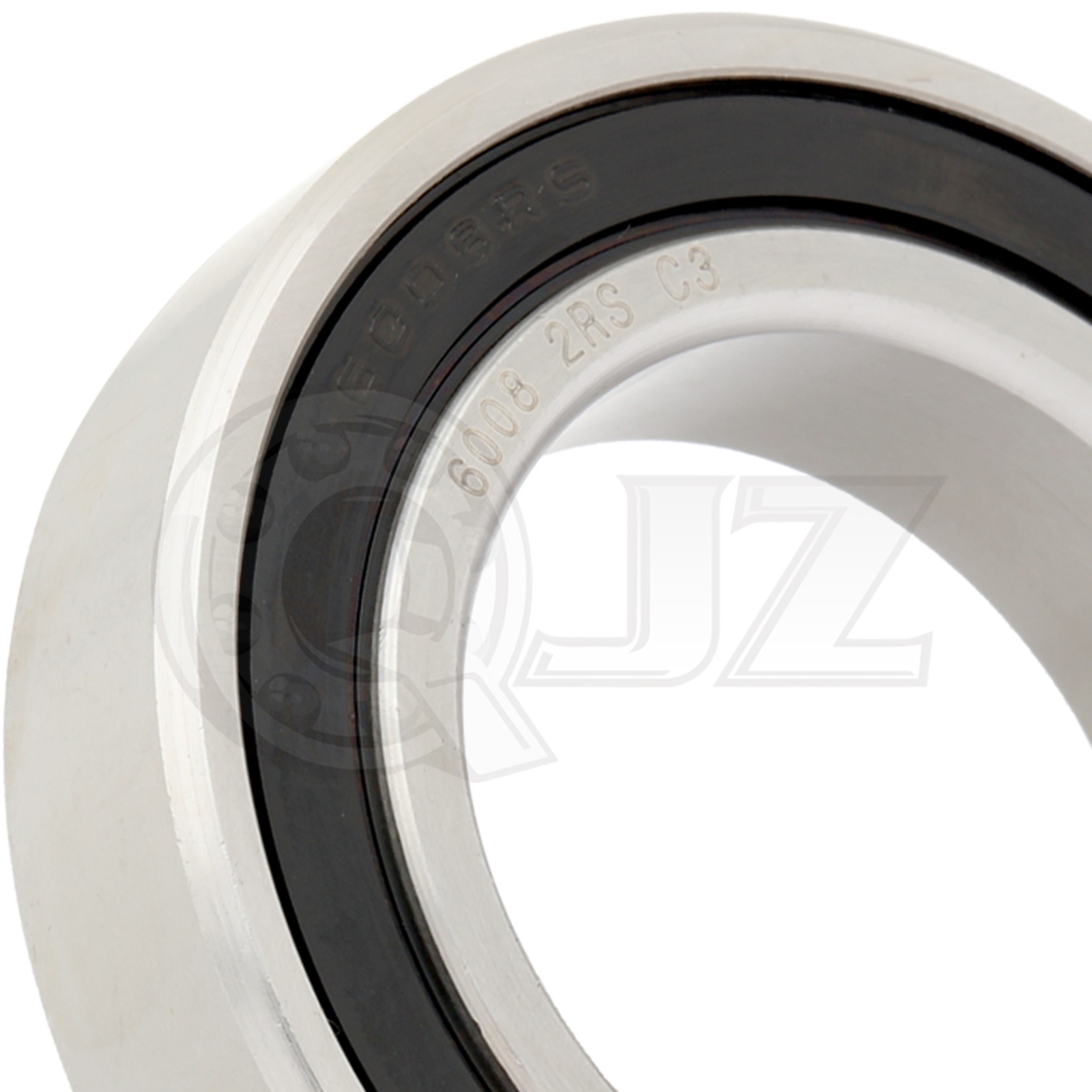 [Qty.8] 6008-2RS Radial/Deep Groove Ball Bearing [40mm Bore x 68mm OD x 15mm W]