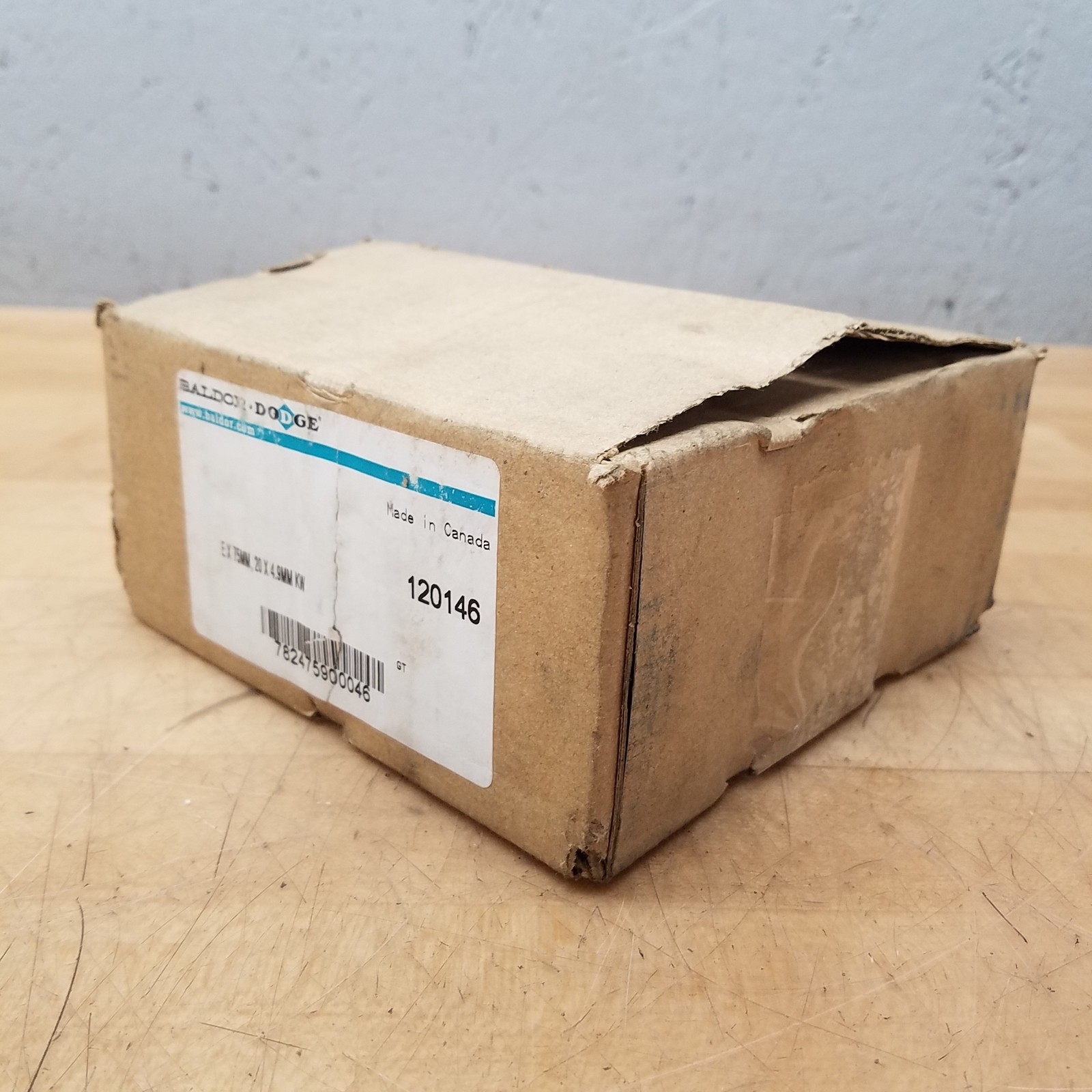 Dodge 120146 Bushing, 75mm Bore, 20mm Keyway, E x 75MM, 20 x 4.9MM KW – NEW