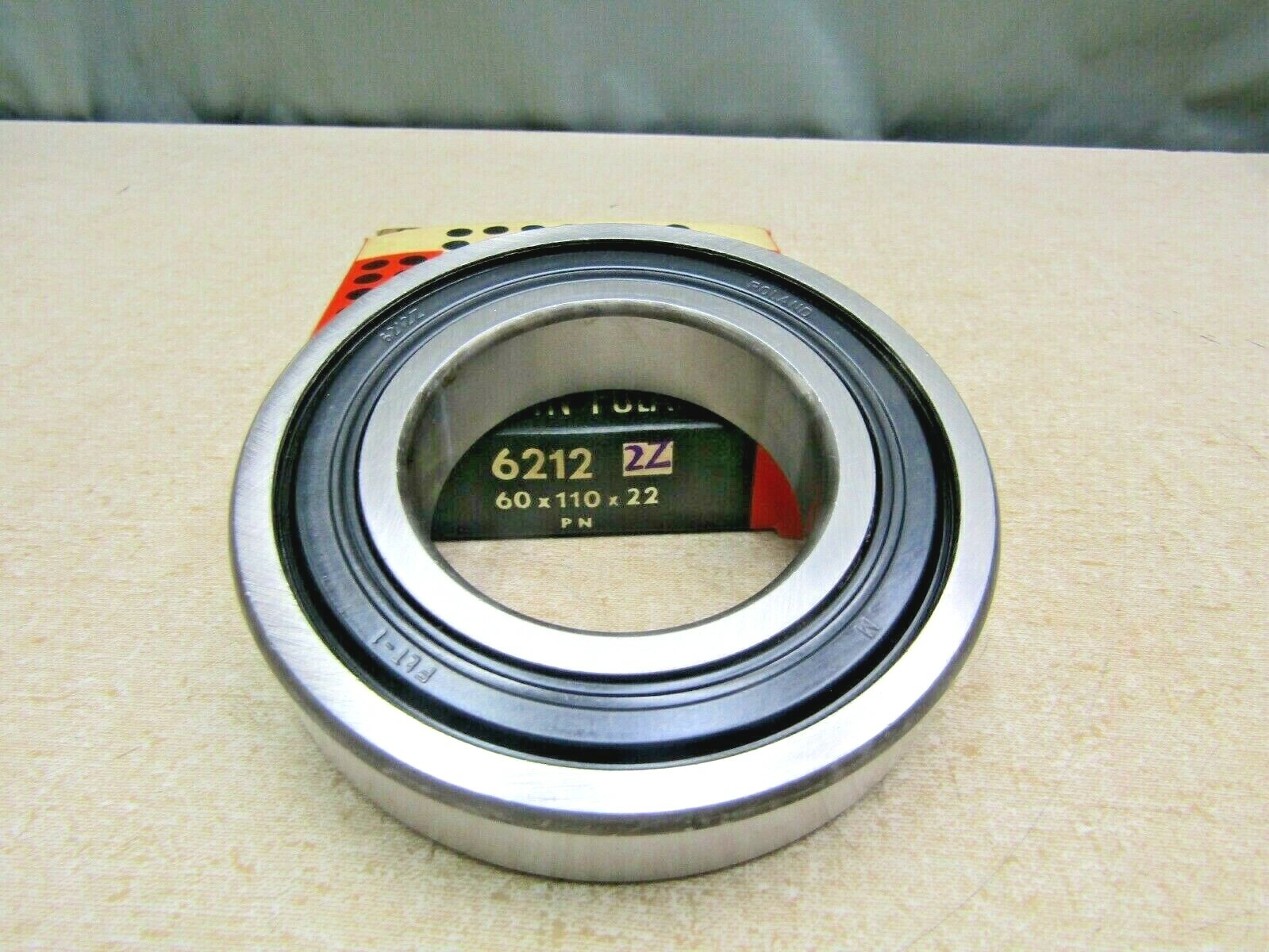 FLT 6212-ZZ, 6212-2Z 60 mm X 110mm X 22 mm Shielded Deep Groove Bearing