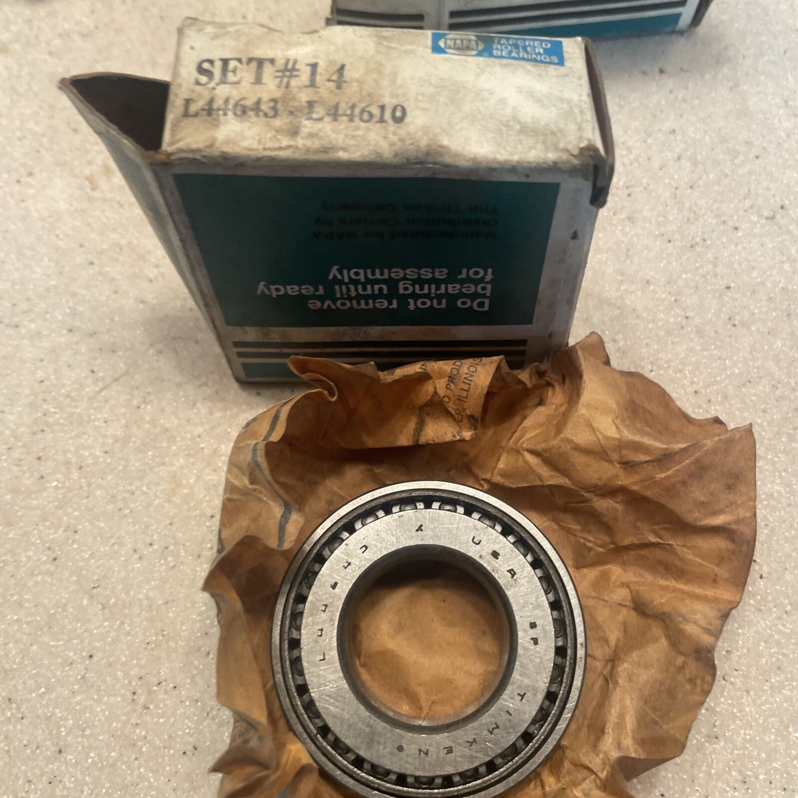 Timken SET 14. L44643 L44610