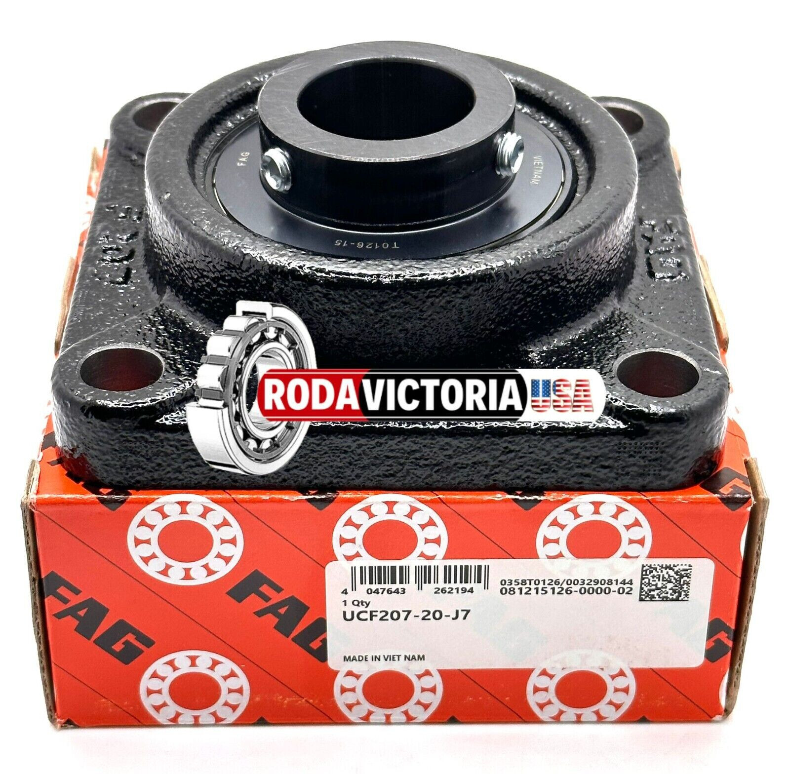 FAG/Schaeffler Technologies UCF207-20-J7 HOUSING/BEARING 1 ¼” BORE