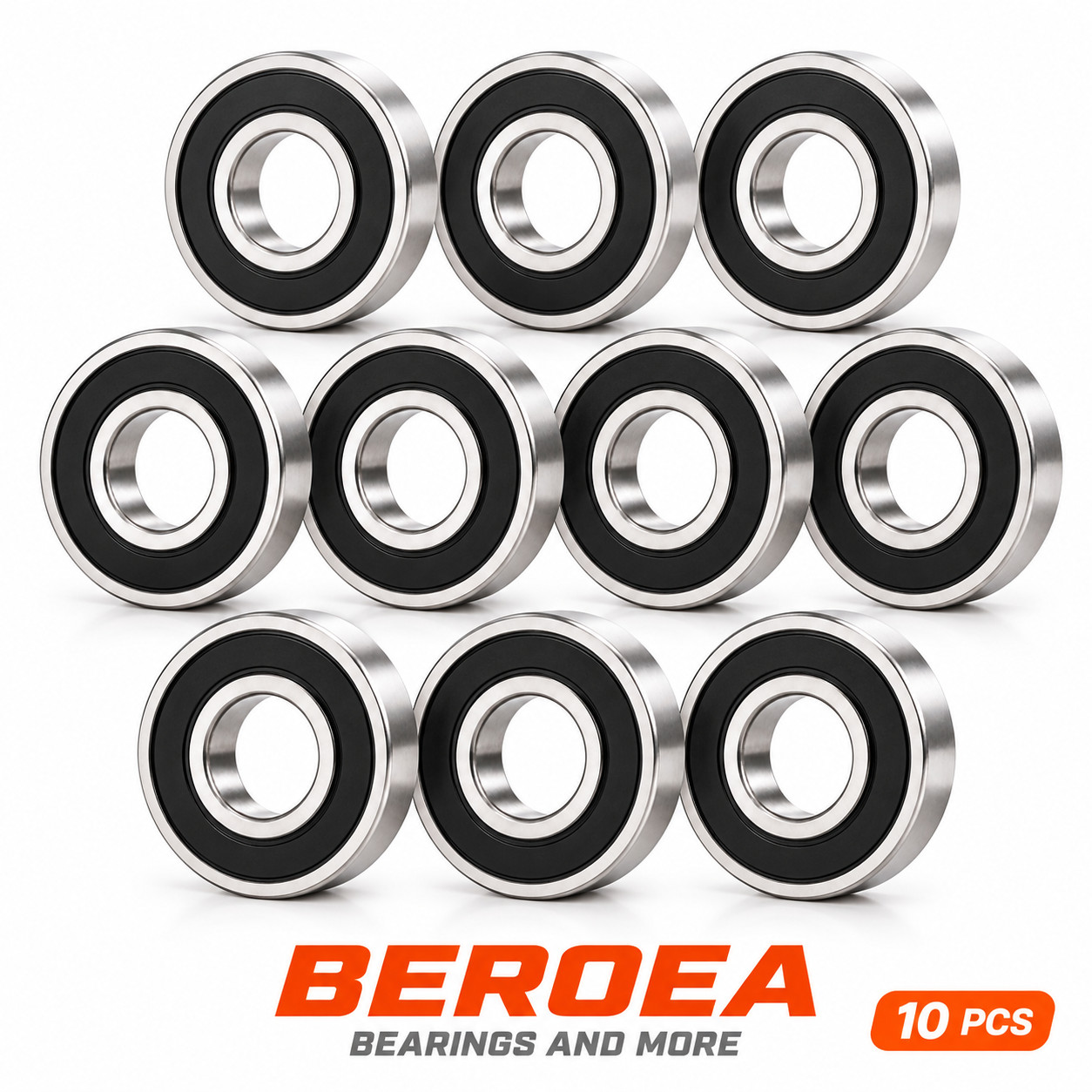 6006-2RS Ball Bearing 30x55x13mm 6006 2RS Rubber Sealed 10PCS