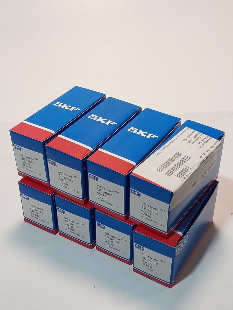 10x SKF Deep Groove Ball Bearing 6x19x6mm 626-2Z/C3GJN Ball Bearing