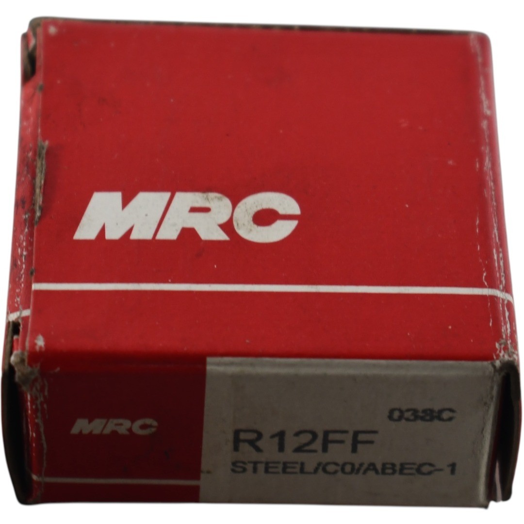 NEW MRC R12FF 3/4 Inch Bore Double Shielded Deep Groove Radial Ball Bearing