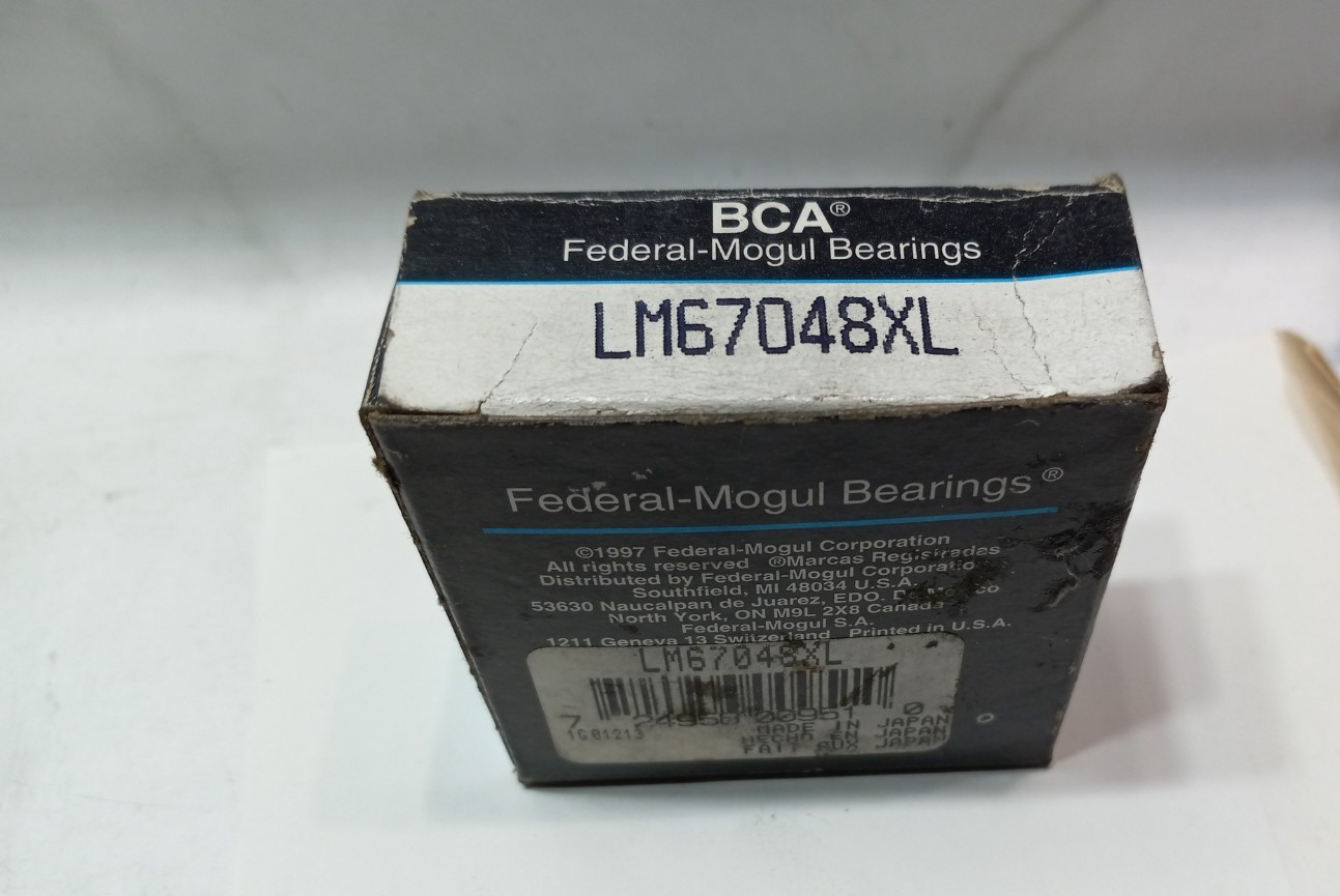 Federal Mogul BCA LM67048XL Tapered Roller Bearing Cone