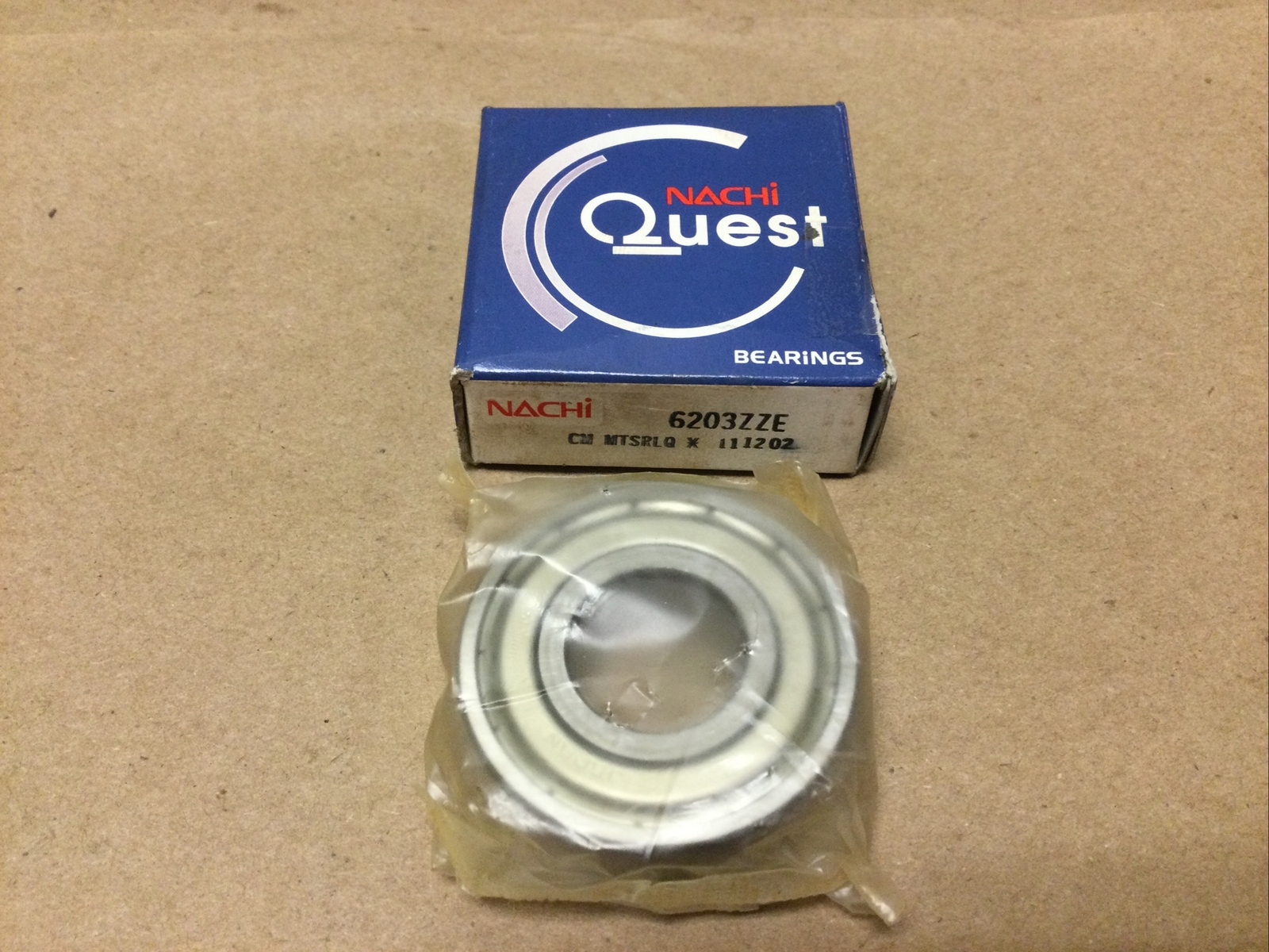 NEW, NACHI QUEST 6003ZZE SINGLE ROW DEEP GROOVE BALL BEARING, FREE SHIPPING
