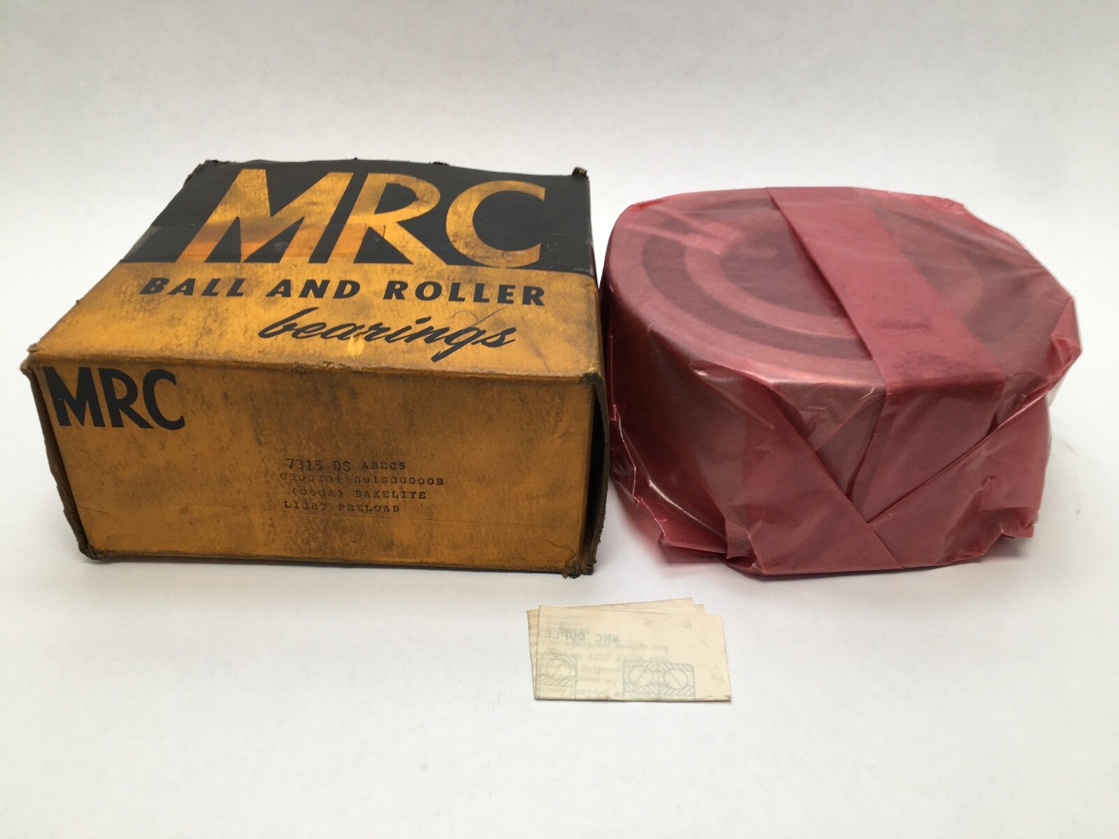 MRC 7315DS Angular Contact Bearing 75x160x37 mm 7315 DS ABEC5 USA Set