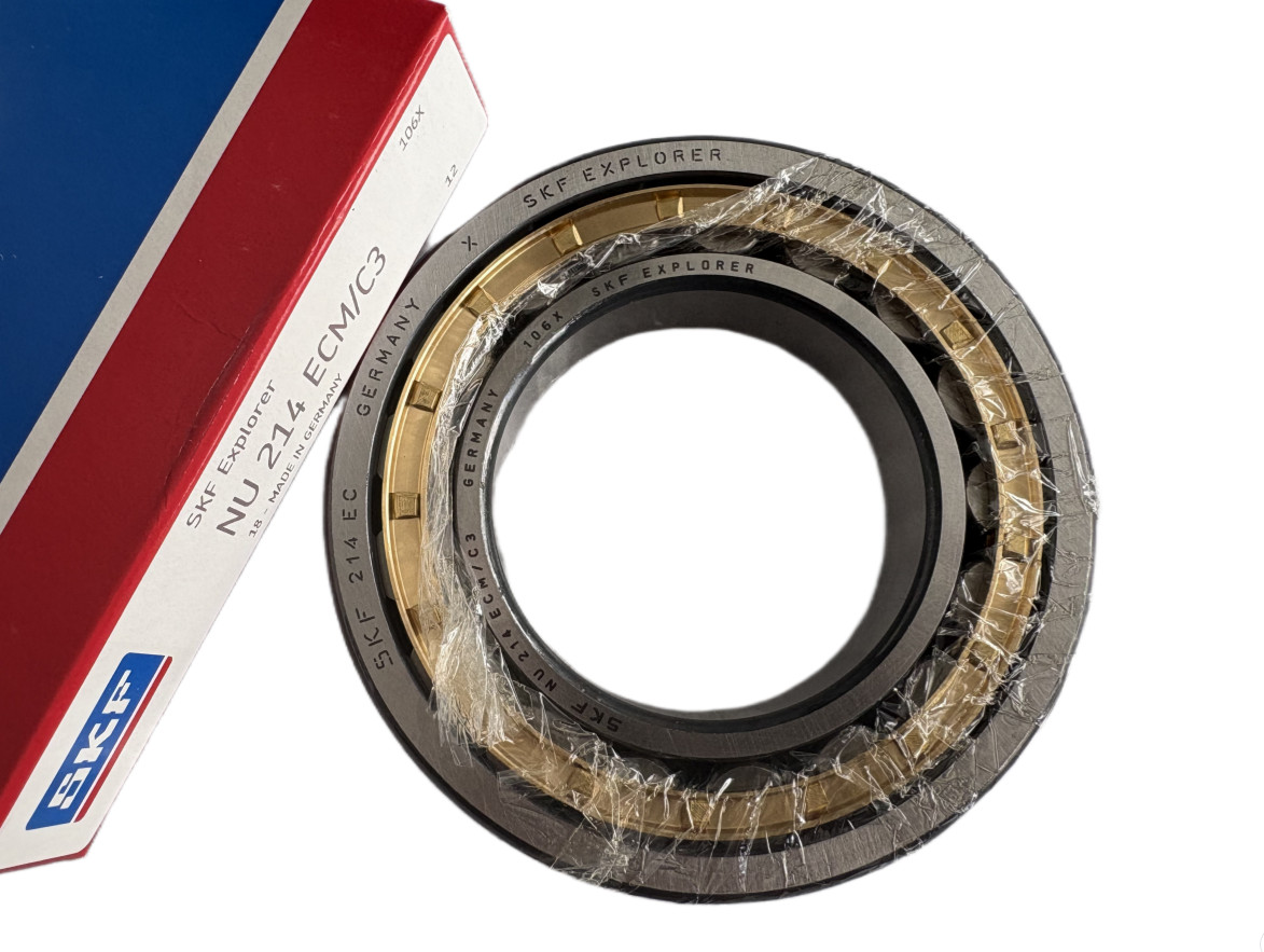 For SKF NU214 ECM/C3 CYLINDRICAL ROLLER BEARING 70x125x24mm