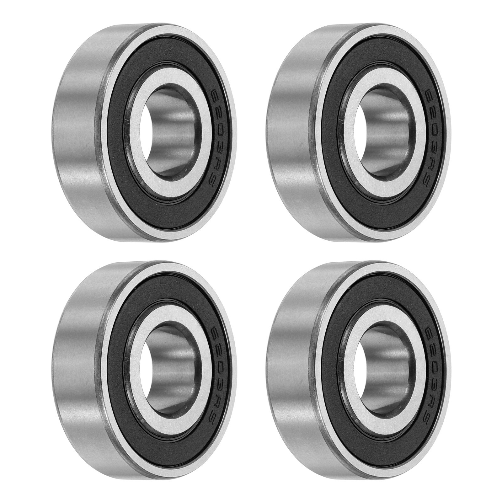 4pcs 6203-5/8-2RS Non-Standard Ball Bearings 15.875mm ID x 40mm OD x 12mm Thick