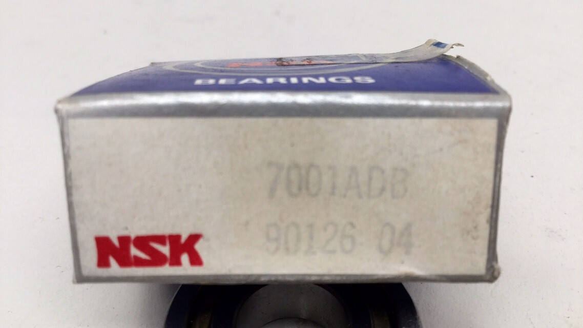 NSK 7001ADB Super Precision Angular Contact Ball Bearing 12mm Bore 28mm OD 8mm W