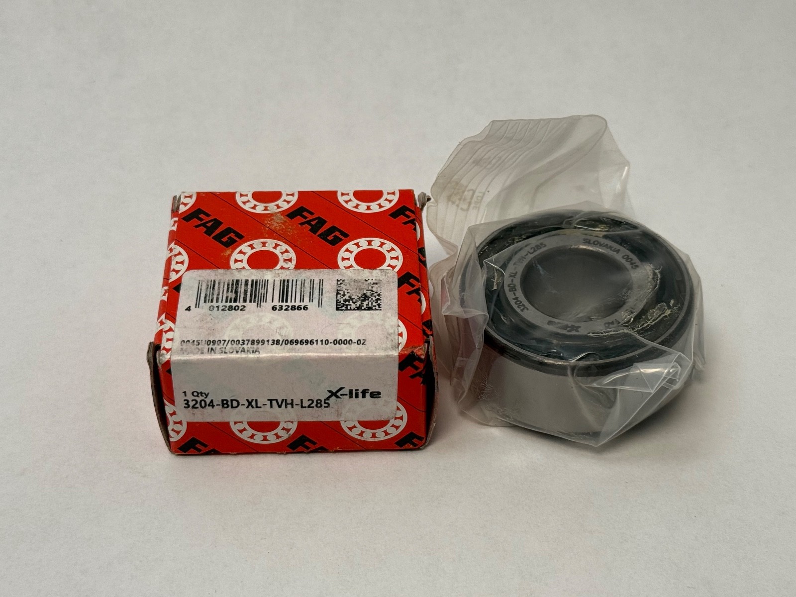 FAG 3204-BD-XL-TVH Bearing 5204 3204B 3204-BD-XL-TVH-L285 20mmx47mmx13/16″