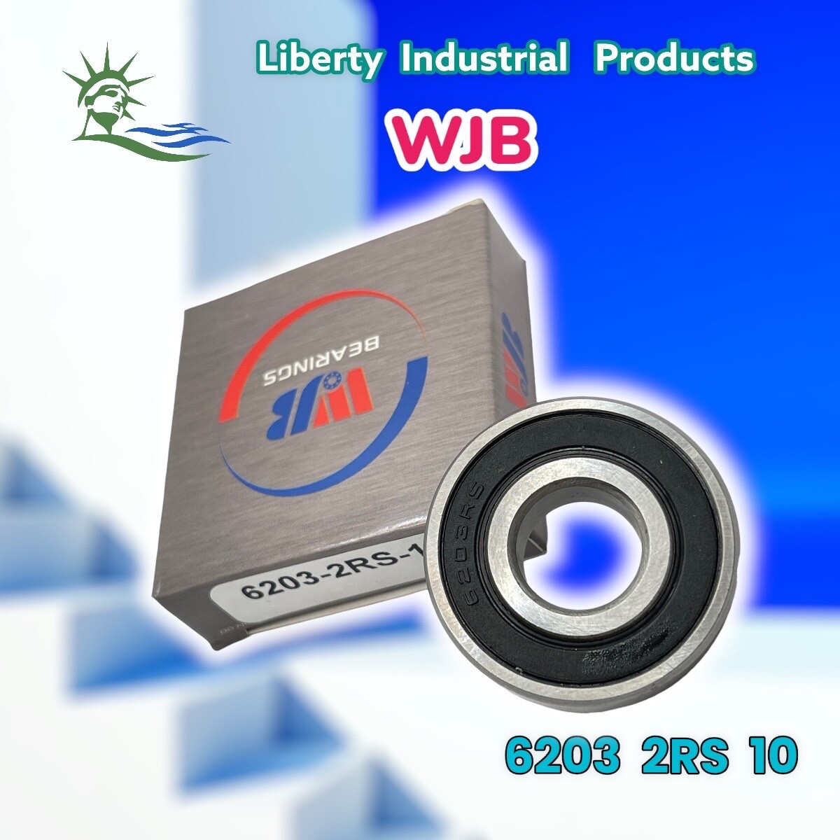 6203-10-2RS Ball Bearing Rubber Sealed 5/8″ x 40mm x 12mm By Premium Bearing Src