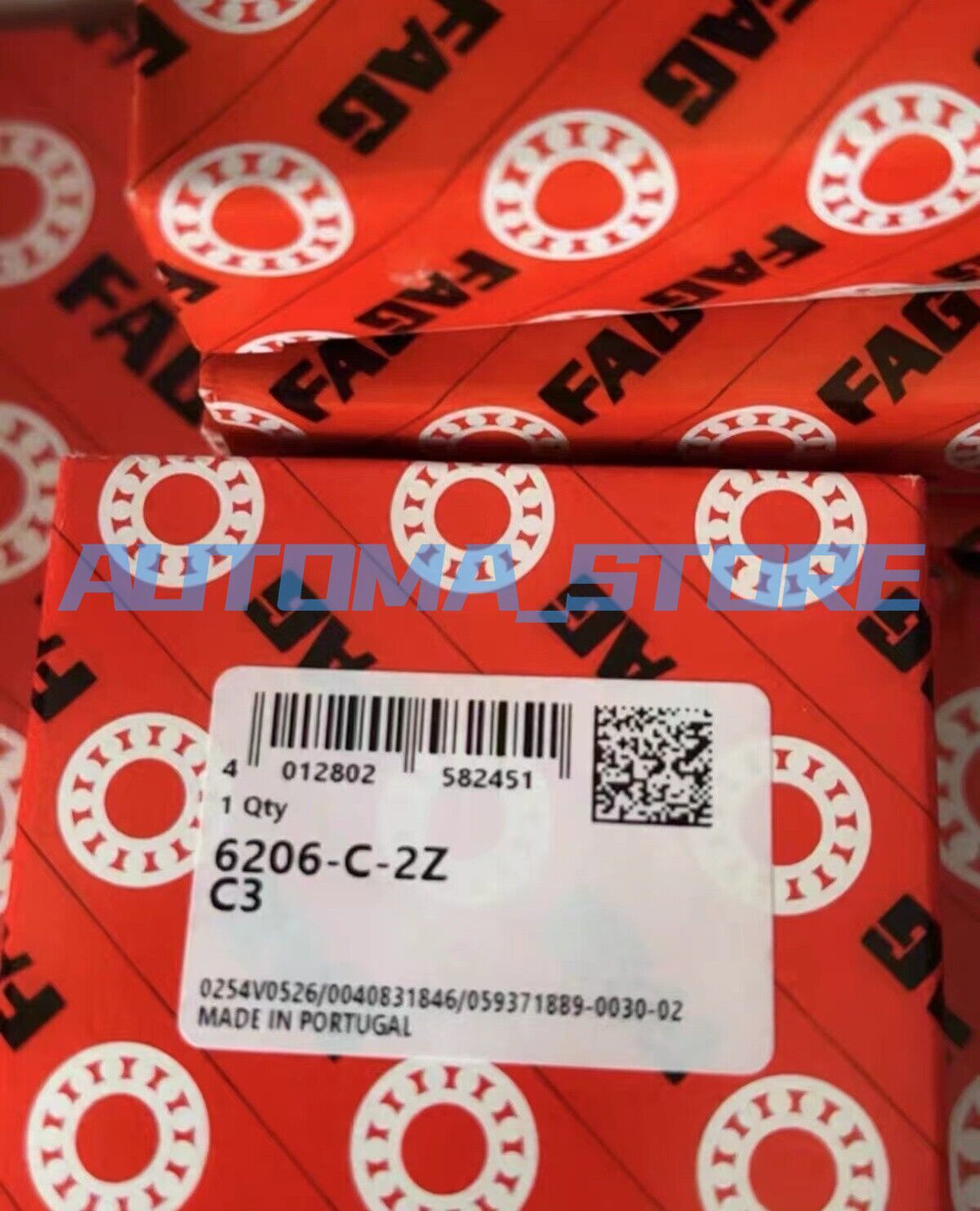 1PC NEW FAG 6206-C-2Z-C3 Deep Groove Ball Bearing