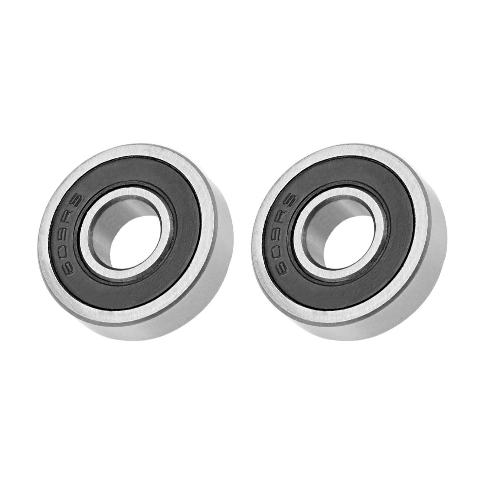 Deep Groove Ball Bearings 609-2RS 9mmx24mmx7mm 2Pcs Chromium Steel Double Sealed
