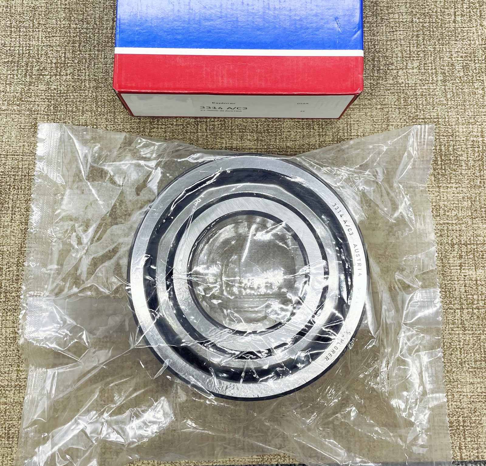 New Double Row Angular Contact Ball Bearing 3314 A/C3 70x150x63.5mm 1pcs