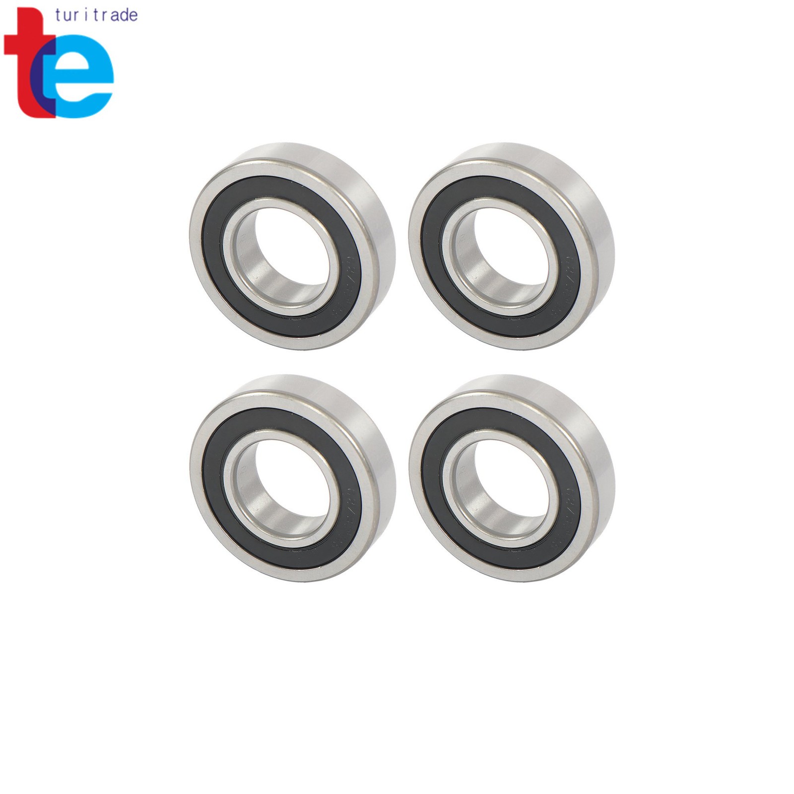 4pcs 62/32-2RS Sealed Ball Bearings 32mm x65mm x17mm Industrial