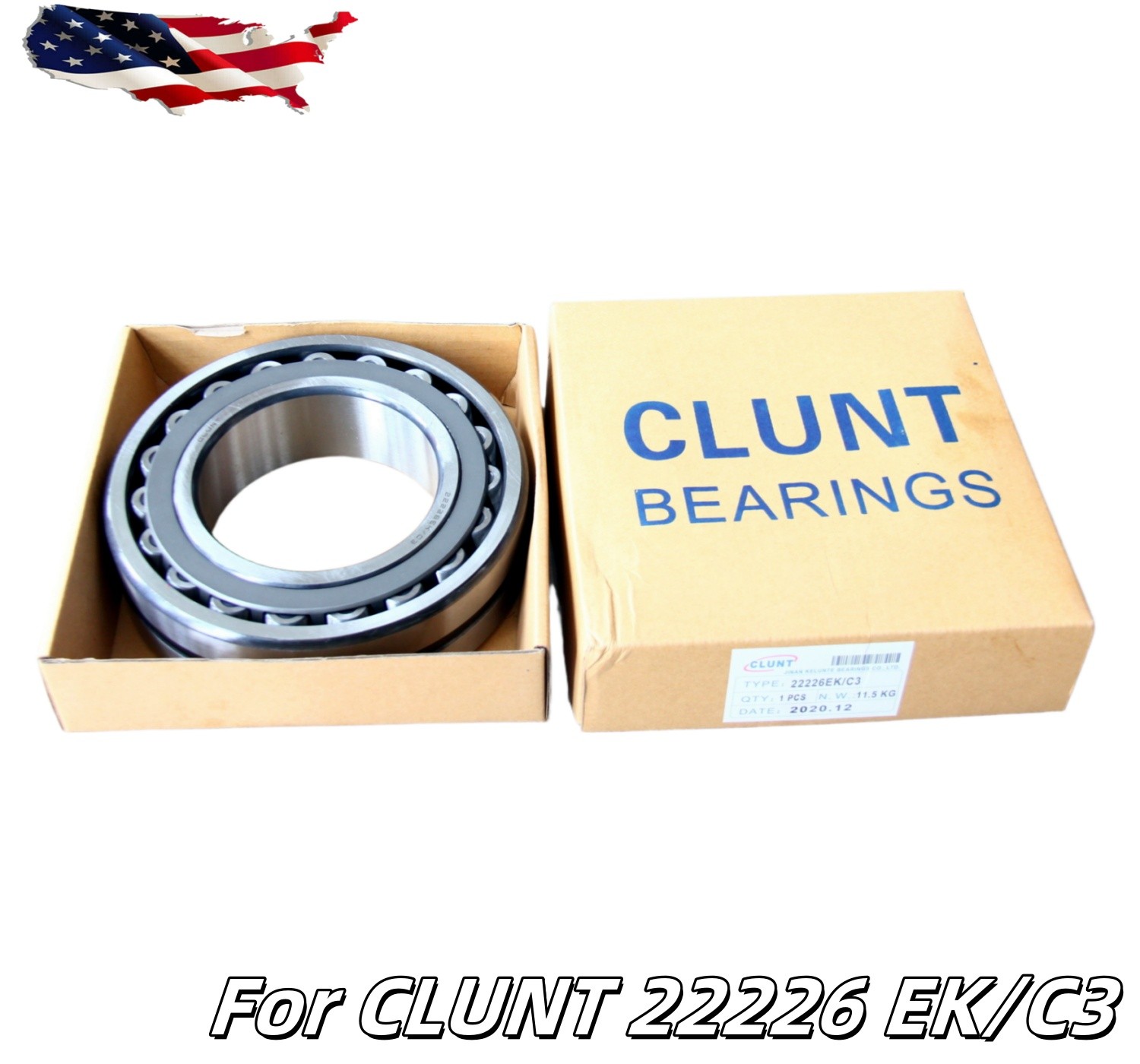 Fit CLUNT 22226 EK/C3 US 130x230x64mm Spherical Roller Bearing NEW