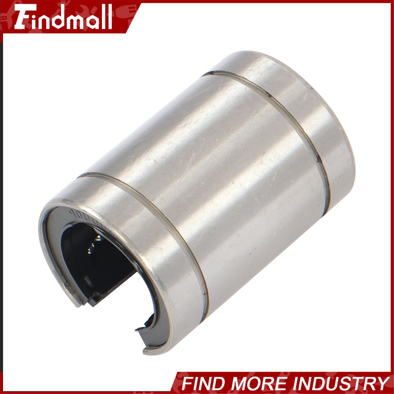 Findmall 4pcs LM30UUOP Open Linear Ball Bearings 30x45x64mm CNC