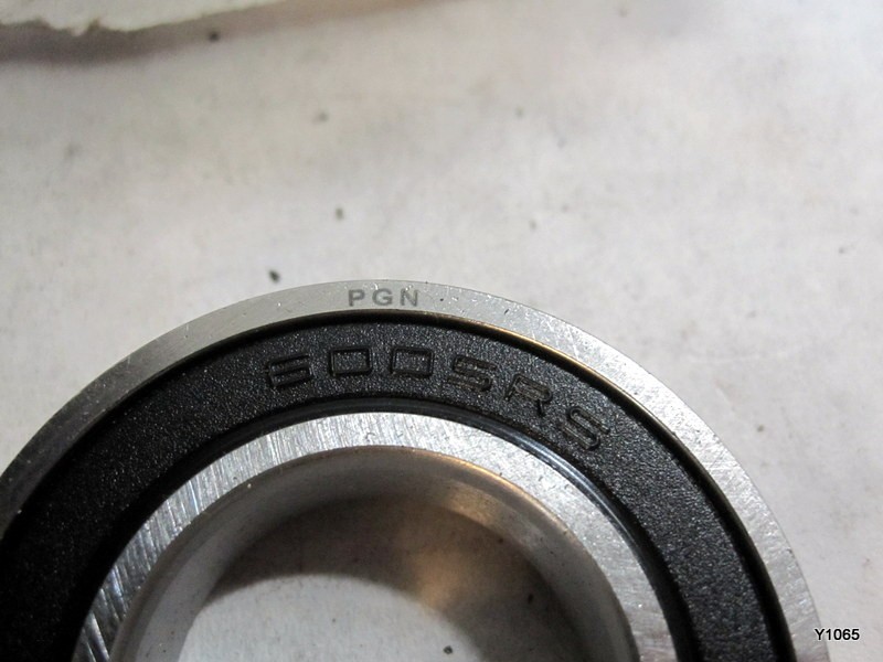 (10) 6005-2RS Premium Rubber Seal Ball Bearing 25x47x12, 6005 2RS