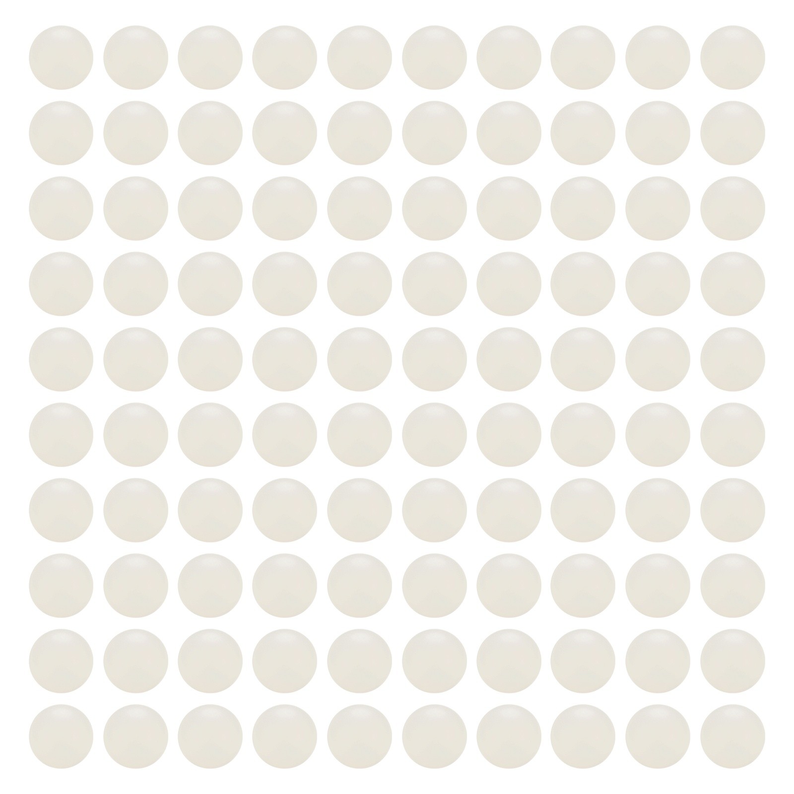 100Pcs 7mm G2 Precision Nylon Bearing Balls White Polishing Solid Ball