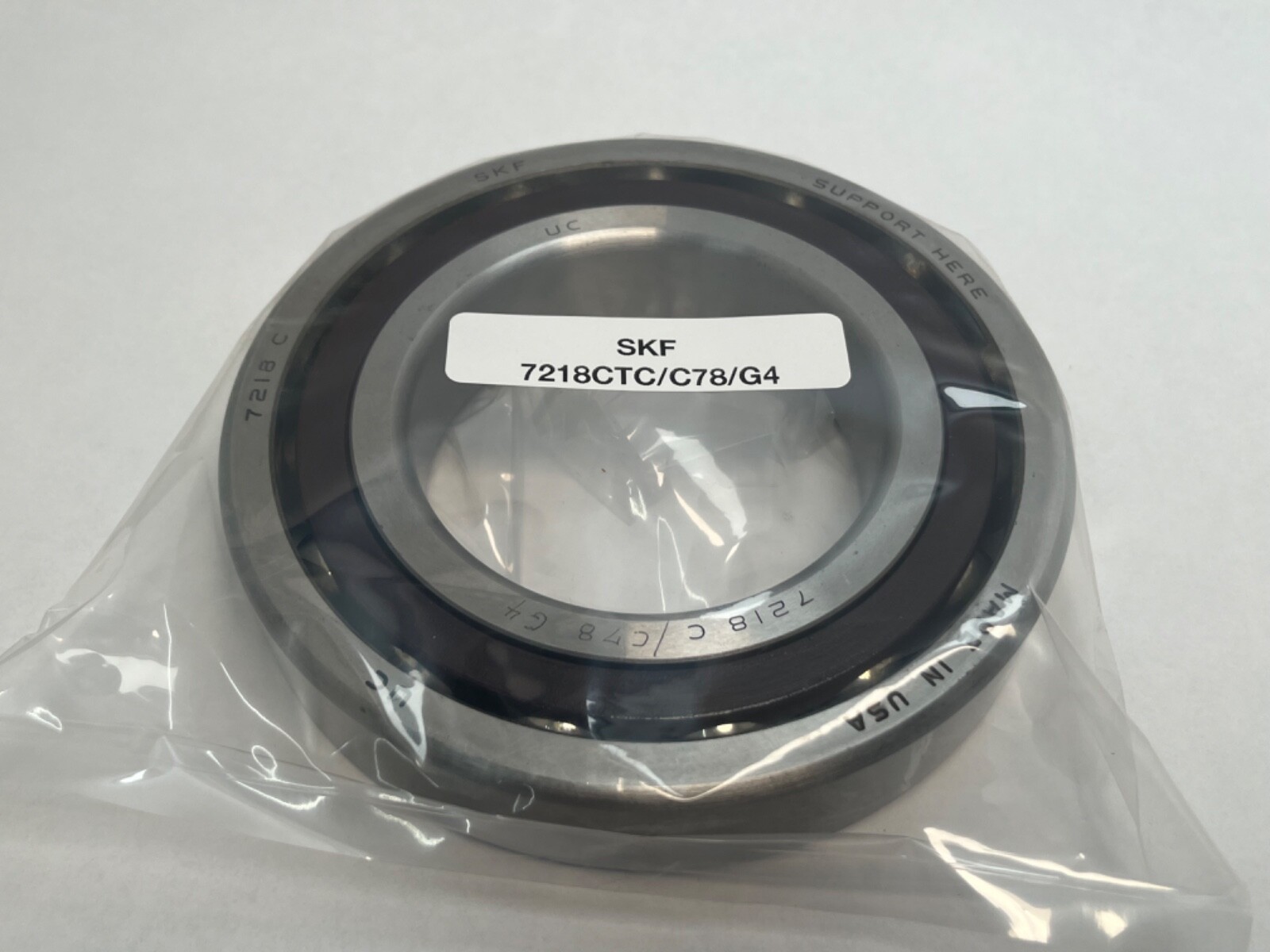 SKF 7218CTCC78G4 Bearing 90x160x30 mm 7218C 7218-CTC-C78-G4 USA