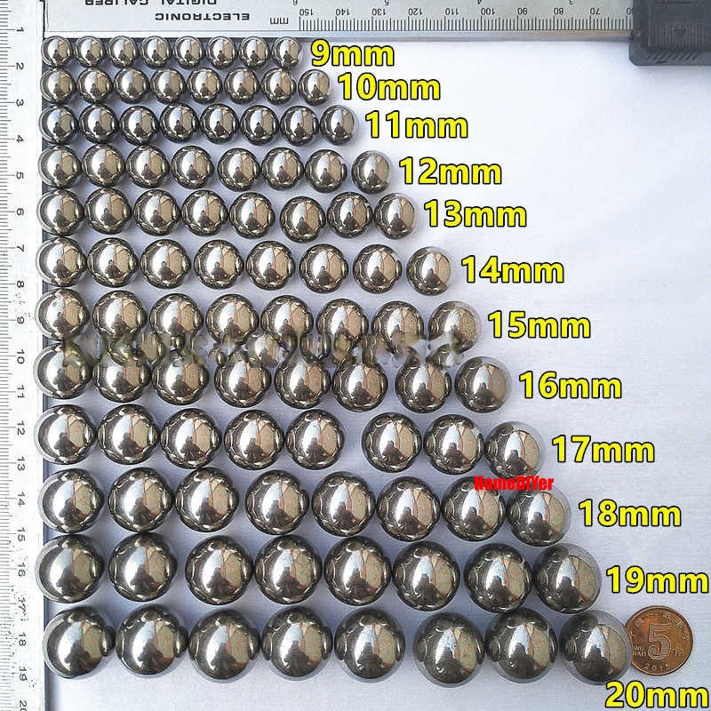 Carbon Steel Ball High Precision Solid Steel Bearing Balls Diameter 1/1.5/2-20mm